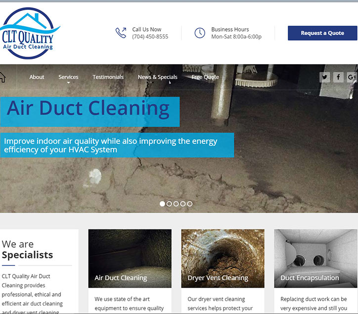 House Cleaning Site Banner Image