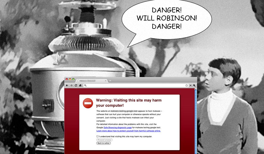 robot saying danger will robinson